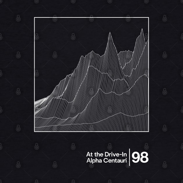 At the Drive-In - Alpha Centauri / Minimal Graphic Artwork Design by saudade